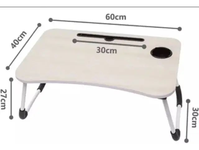 Mesa Plegable Multifuncional para Portátil y Desayuno en Cama - imagen 4
