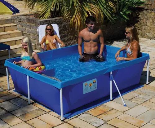 PISCINA ESTÁNDAR ESTRUCTURAL MOR 2000L 187x187x58cm - imagen 3