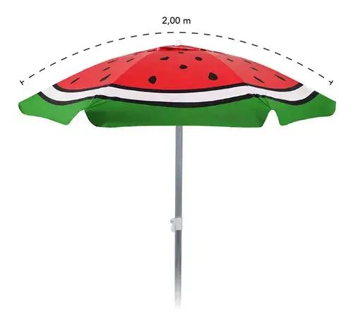 Sombrilla clásica para playa o jardín varios colores - imagen 3