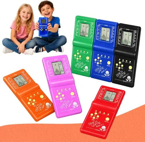 CONSOLA DE JUEGOS 9999 EN 1 VARIOS COLORES TRASLÚCIDOS 14.2x6.5cm - imagen 2
