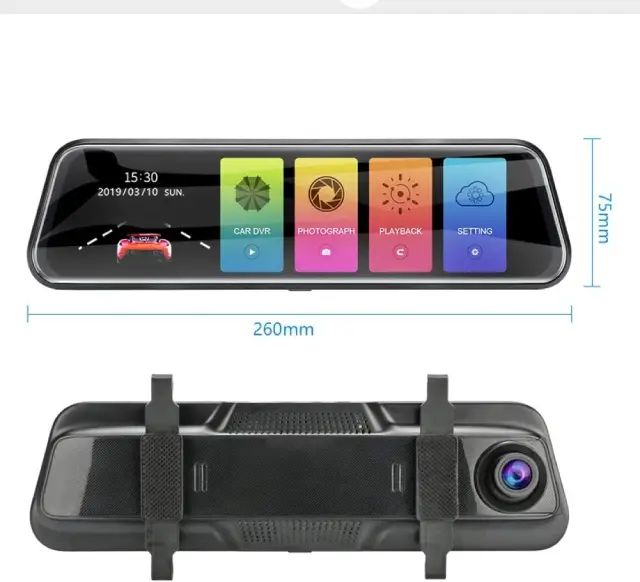Espejo Retrovisor con Cámara Dash Cam - imagen 3