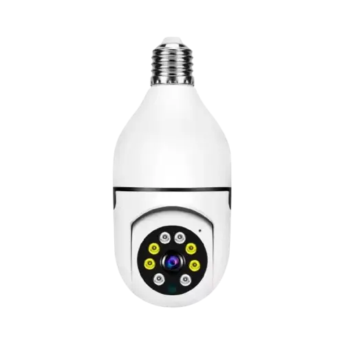 Lámpara Cámara De Seguridad Wifi Full Hd 360° 1080P