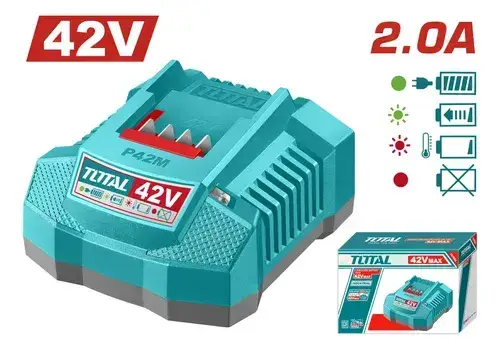 CARGADOR RÁPIDO 2.0A PARA BATERÍA LITIO-ION 42V INDUSTRIAL - imagen 3