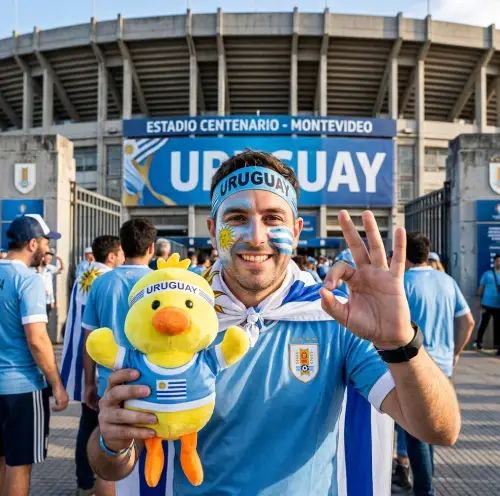 Peluche Pato de la Celeste 20cm - imagen 2