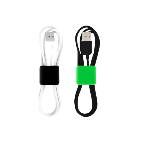 CLIP ORGANIZADOR PARA CABLES MEDIANO --- 4 PIEZAS - imagen 1