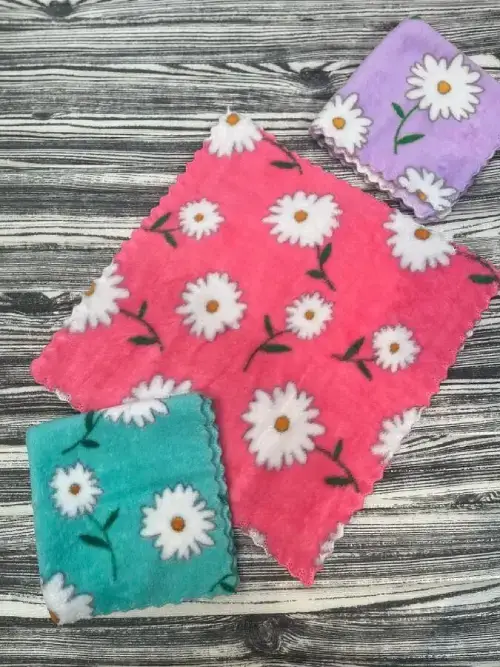 Pack 5 Paños de Limpieza 30x30cm Diseño Floral - imagen 2