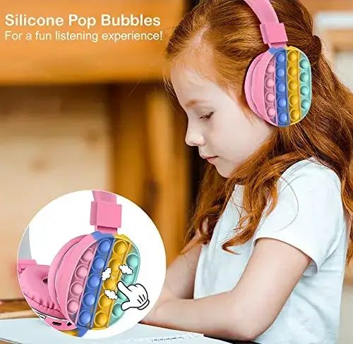 AURICULARES BLUETOOTH DISEÑO POPIT 3.5mm 400mAh - imagen 2