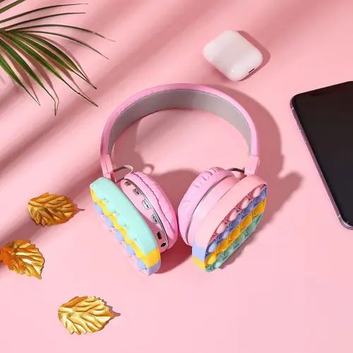 AURICULARES BLUETOOTH DISEÑO POPIT 3.5mm 400mAh - imagen 3