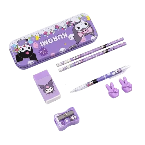 Set de Útiles Escolares Diseño Kuromi