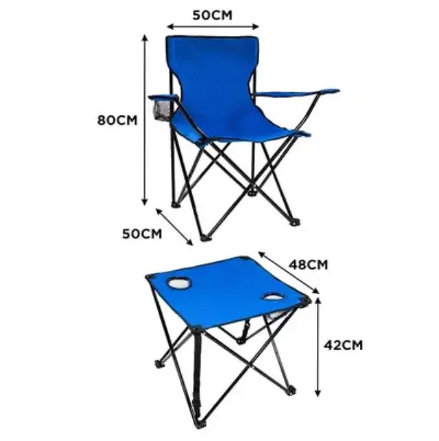 Set Sillas Y Mesa Para Camping Plegables - imagen 3