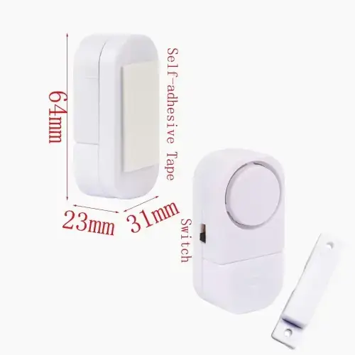 Sensor Puertas Y Ventanas Con Alarma Sonora Electrónica - imagen 2