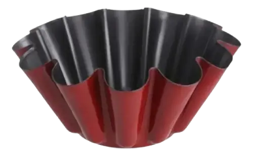Molde para torta ondulado de metal 9x19cm - imagen 1