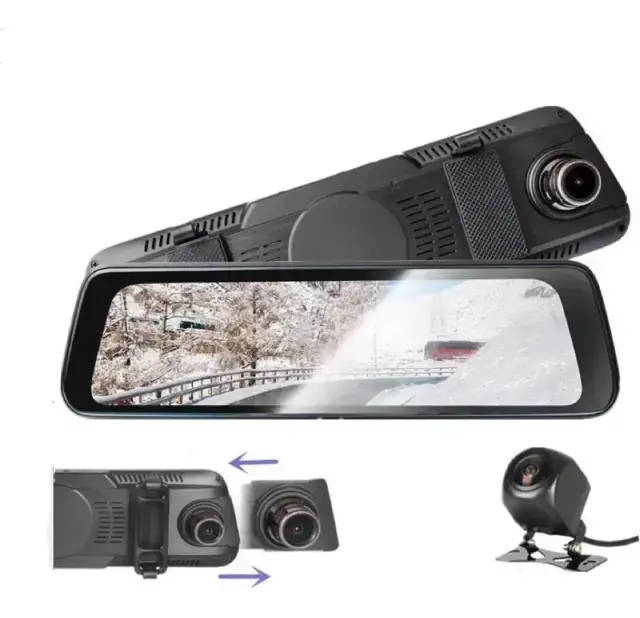 Espejo Retrovisor Digital con Cámara Dashcam y Pantalla Táctil 10" - imagen 1