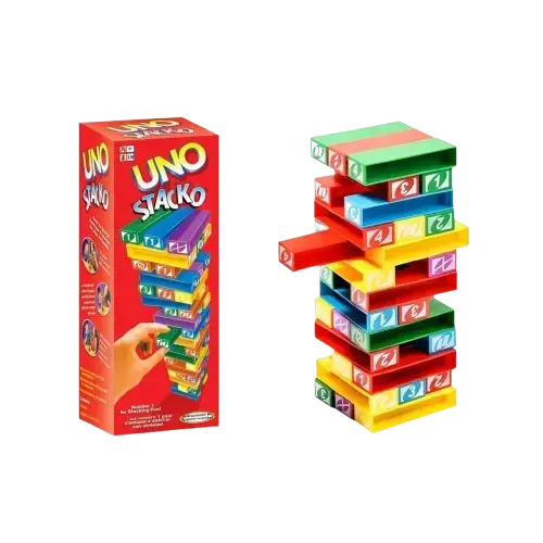 JUEGO DE MESA JENGA UNO ABS 8.2x1.8cm - imagen 1