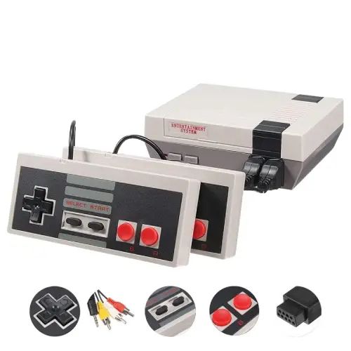 Box Play TV 620 Juegos Retro 8 Bits 2 Controles conexión AV - imagen 2