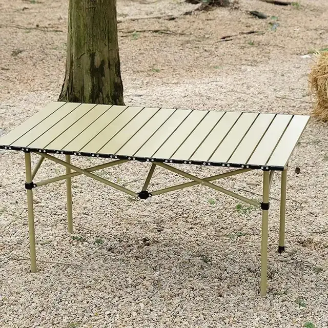 Juego De Mesa Portátil Plegable Para Acampar Al Aire Libre De 6 Sillas - imagen 2
