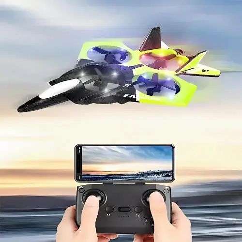 DRONE JET CON CÁMARA LUCES LED 15M 360° 30x7x22cm - imagen 4