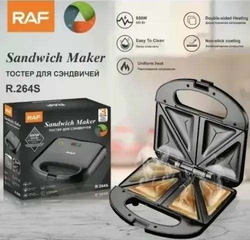 Sandwichera Doble RAF R.264s Antiadherentes 850W - imagen 3