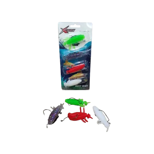 Set de 4 Señuelos Varios Colores