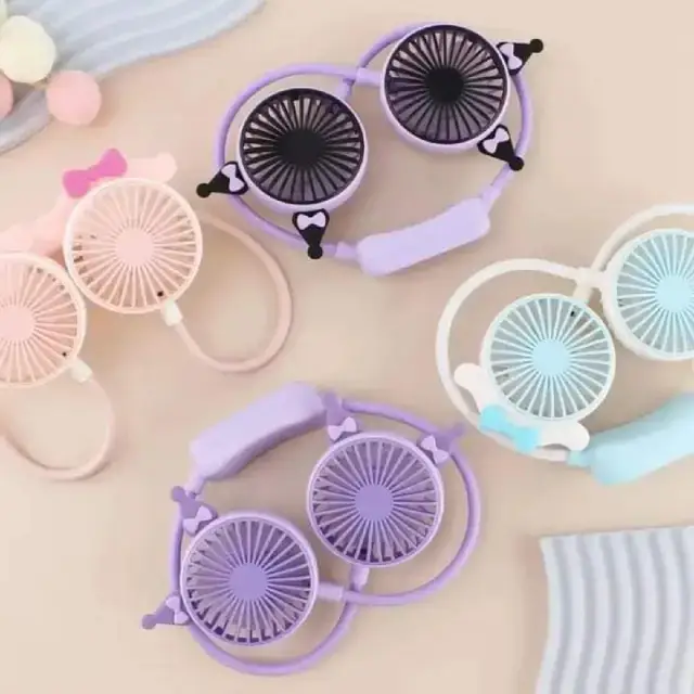 Mini Ventilador de Cuello Recargable 2 Velocidades - imagen 2
