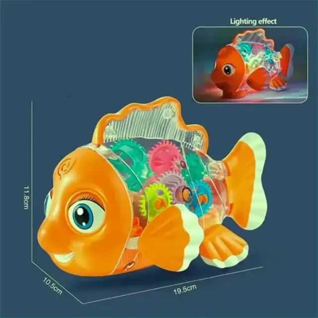 Pez De Juguete Electrico Multisensorial Para Niños - imagen 3