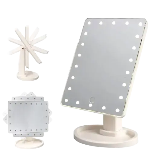 ESPEJO CON LUZ LED ARTICULABLE - imagen 1