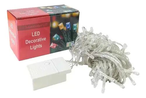 Luces decorativas de luz blanca fria 100 LED/220V - imagen 2
