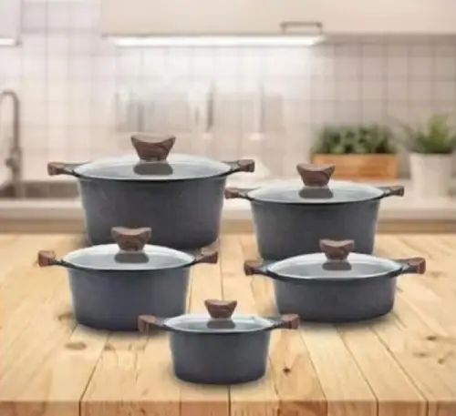 Juego Batería Cocina 5 Ollas Con Tapa - imagen 2