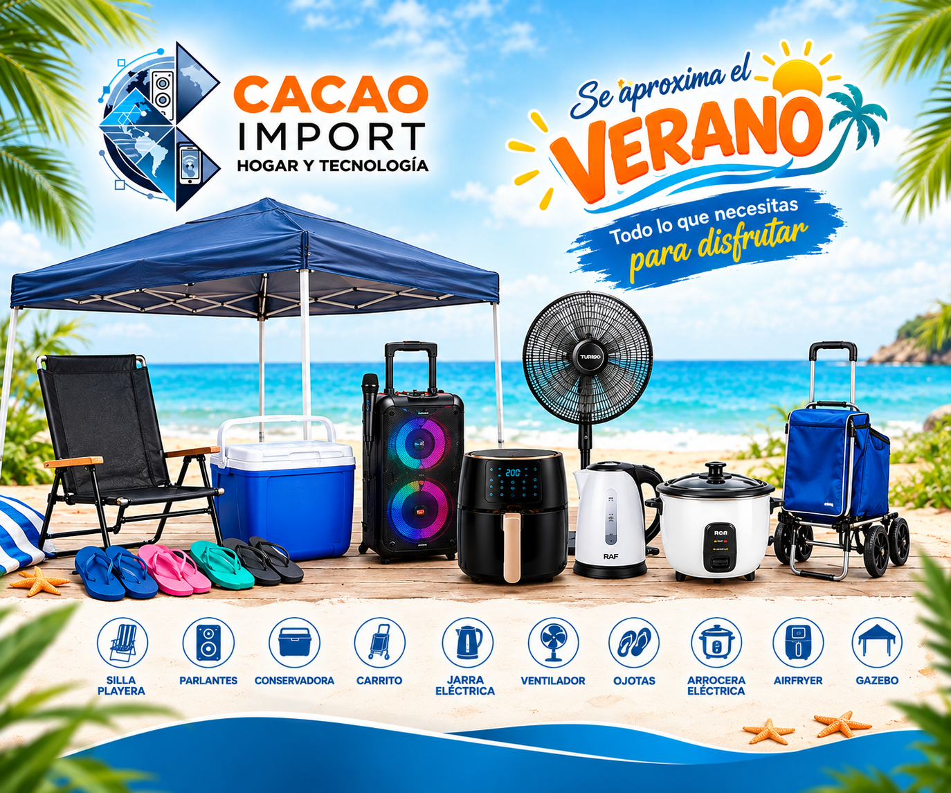 Cacao Import — Productos de cuidado personal, tecnología y hogar en Montevideo
